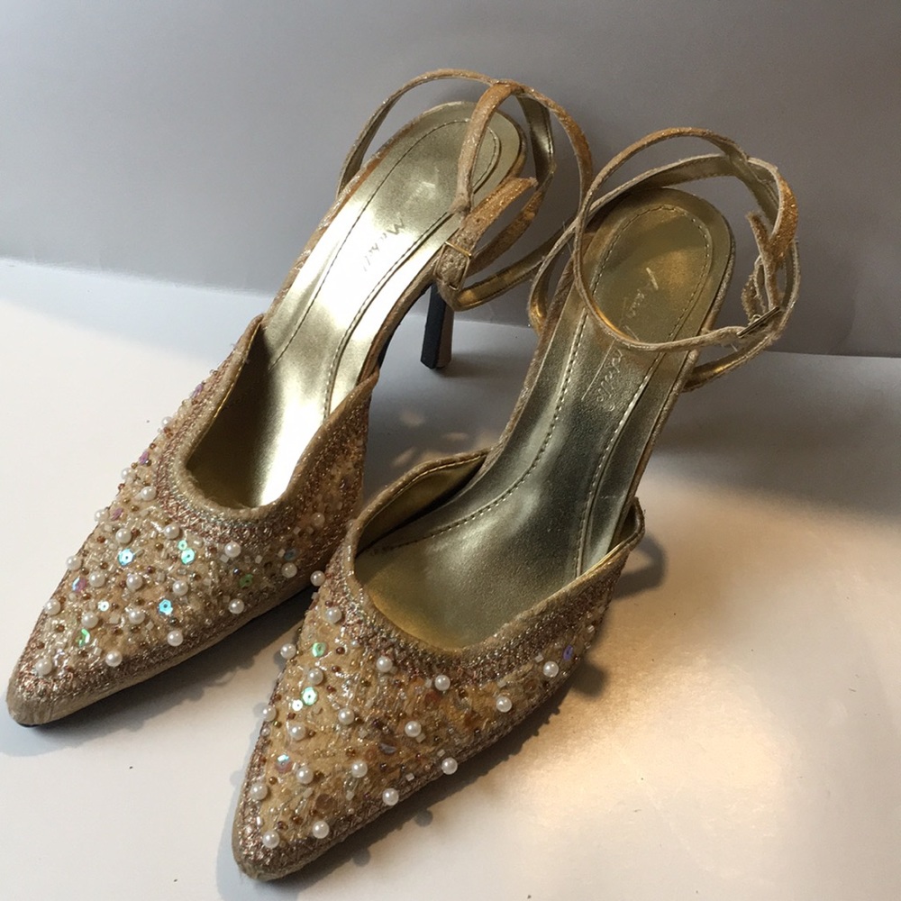 Gold heels
